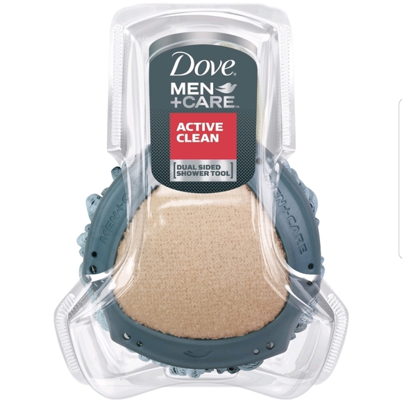 Dove Men+Care Dual Sided Shower Tool - NEW - Picture 1 of 6